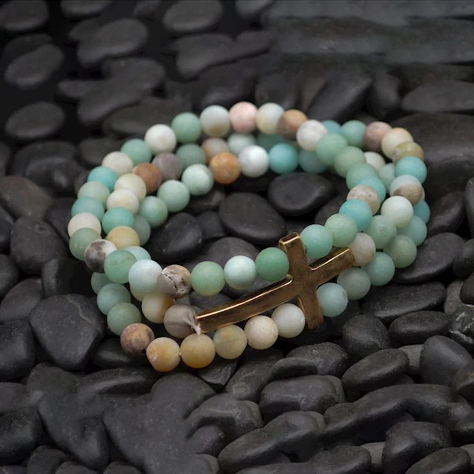 Bracelet-Eden_Merry-Three_Strand-Amazonite-Cross.png