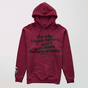 She Who Kneels Before God Women's Hoodie