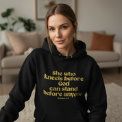 She Who Kneels Before God Women's Hoodie